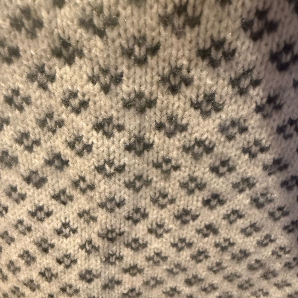 We The Free Patterned Pullover Sweater - Cream an… - image 4